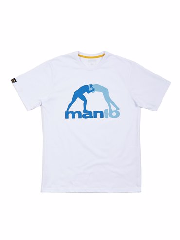 MANTO dual ocean T-SHIRT -white